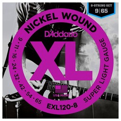 ENCORDADURA DADDARIO MOD. EXL-120-8*1PZA