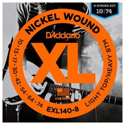 ENCORDADURA DADDARIO MOD. EXL-140-8*1PZA