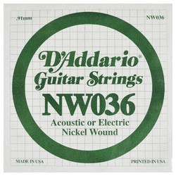 CUERDAS D ADDARIO    MOD. NW-036