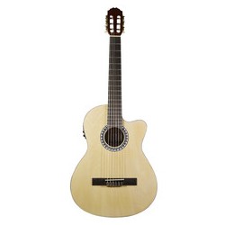 GUITARRA ELECTRO ACUSTICA GEWA 4/4 NATURAL CON RESAQUE