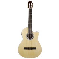 GUITARRA ELECTRO ACUSTICA GEWA 4/4 NATURAL CON RESAQUE