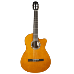 GUITARRA GEWA ELECTRO ACUSTICA 4/4 MIEL RESAQUE