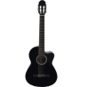 Guitarra Electroacustica Gewa 4/4 Negra Resaque
