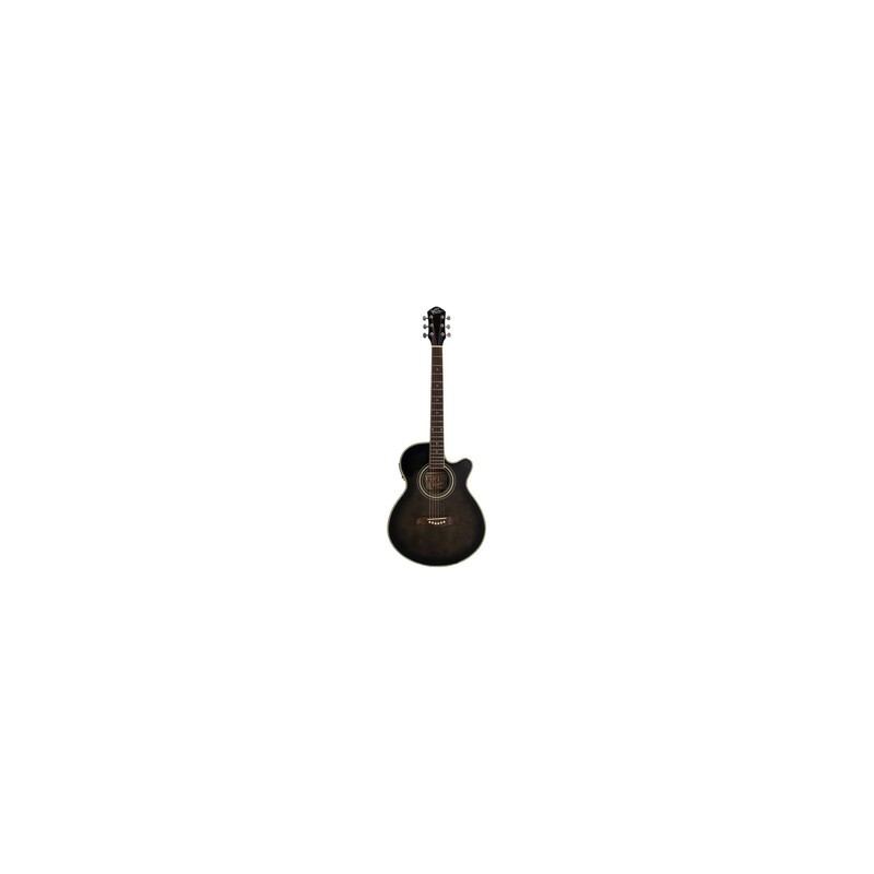GUITARRA ELECTRO-ACUSTICA OSCAR SCHMIDT FLAMED TRANSPARENT BLACK