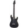 GUITARRA ELECTRICA SCHECTER DEMON-7 FR NEGRO SATINADO ENVEJECIDO