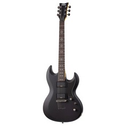 GUITARRA  ELECTRICA SCHECTER DEMON S-II NEGRO SATINADO