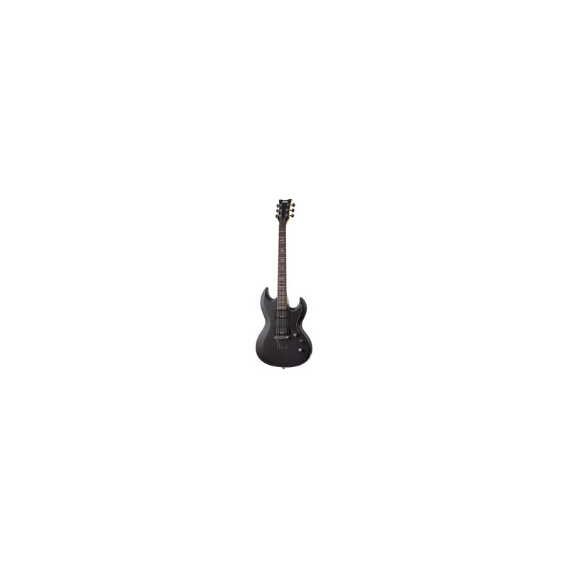 GUITARRA  ELECTRICA SCHECTER DEMON S-II NEGRO SATINADO