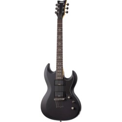 GUITARRA  ELECTRICA SCHECTER DEMON S-II NEGRO SATINADO