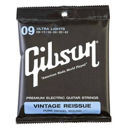 Juego de Cuerdas Para Guitarra Eléctrica Níquel Vintage 09-42 GIBSON