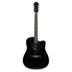 GUITARRA LA SEVILLANA ELECTRO-ACUSTICA TX-200CEQ NEGRO