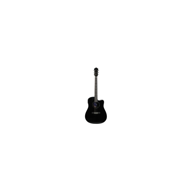 GUITARRA LA SEVILLANA ELECTRO-ACUSTICA TX-200CEQ NEGRO