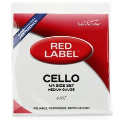 CUERDAS JUEGO PARA CHELO 4/4 RED LABEL SUPER SENSITIVE