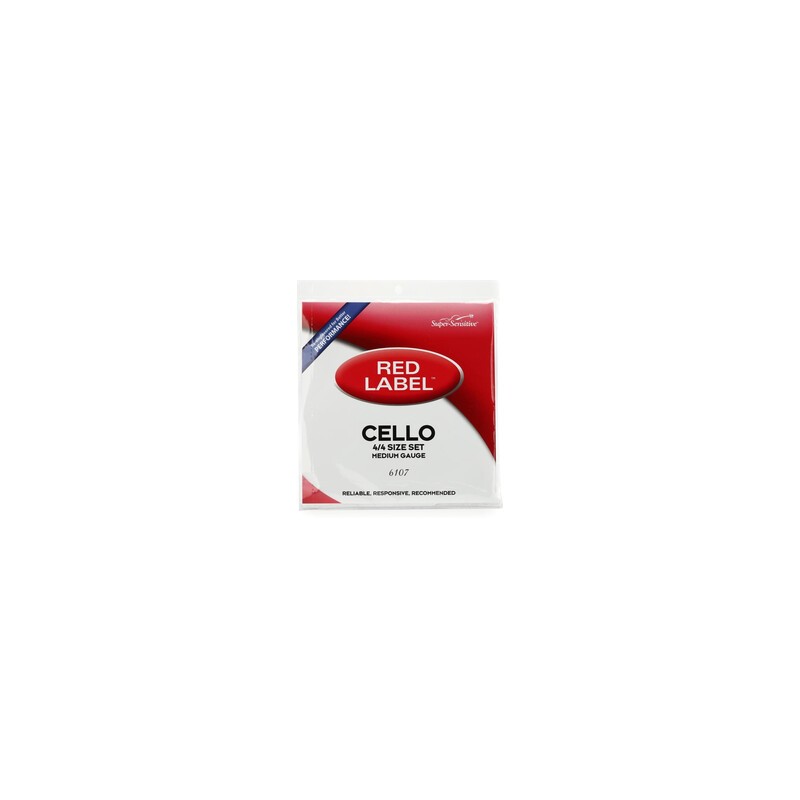 CUERDAS JUEGO PARA CHELO 4/4 RED LABEL SUPER SENSITIVE