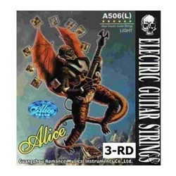 CUERDA .015 PARA GUITARRA ELECTRICA PAQ C/10 ALICE