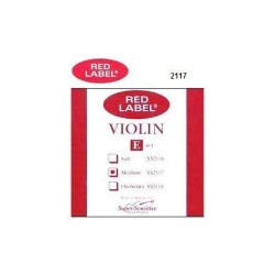 CUERDA 1a "E" (MI) PARA VIOLIN 4/4 RED LABEL SUPER SENSITIVE