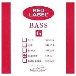 CUERDA 1a "G" (SOL) PARA CONTRABAJO RED LABEL SUPER SENSITIVE