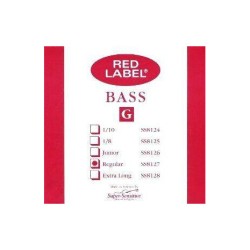 CUERDA 1a "G" (SOL) PARA CONTRABAJO RED LABEL SUPER SENSITIVE