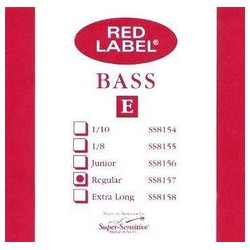 CUERDA 4a "E" (MI) PARA CONTRABAJO RED LABEL SUPER SENSITIVE