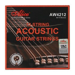 Cuerdas Alice De Bronce .10/.47 P/ Guitarra De 12 Cuerdas
