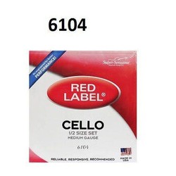 CUERDAS JUEGO PARA CHELO 1/2 RED LABEL SUPER SENSITIVE