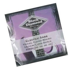 JUEGO DE CUERDAS PARA BAJO ELECTRICO .045/.105 NIQUEL BLACK DIAMOND