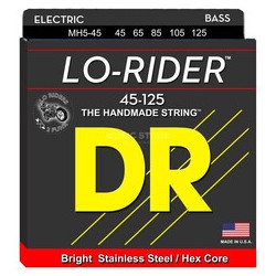 JUEGO DE CUERDAS PARA BAJO ELECTRICO 5CDAS MED 45/125 LO-RIDER DR