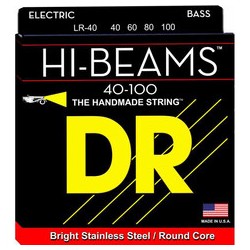 JUEGO DE CUERDAS PARA BAJO ELECTRICO LIGHT 40/100 HI-BEAM DR