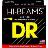 JUEGO DE CUERDAS PARA BAJO ELECTRICO LIGHT 40/100 HI-BEAM DR