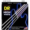 JUEGO DE CUERDAS PARA BAJO ELECTRICO MEDIUM 45/105 NEON WHITE DR