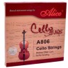 JUEGO DE CUERDAS PARA CHELO 4/4 NICKEL-CROMO ALICE