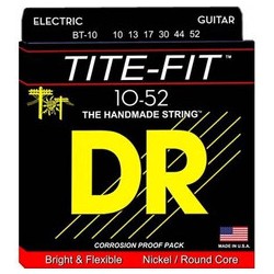 JUEGO DE CUERDAS PARA GUITARRA ELECTRICA BIG HEAVY 10/52 TITE-FIT DR