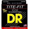 JUEGO DE CUERDAS PARA GUITARRA ELECTRICA BIG HEAVY 10/52 TITE-FIT DR