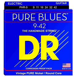 JUEGO DE CUERDAS PARA GUITARRA ELECTRICA LIGHT 9/42 PURE BLUES DR