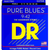 JUEGO DE CUERDAS PARA GUITARRA ELECTRICA LIGHT 9/42 PURE BLUES DR