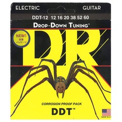JUEGO DE CUERDAS PARA GUITARRA ELECTRICA EXTRA HEAVY 12/60 DDT DR