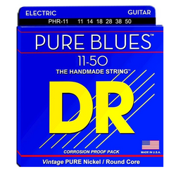 JUEGO DE CUERDAS PARA GUITARRA ELECTRICA HEAVY 11/50 PURE BLUES DR