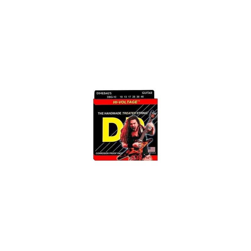 JUEGO DE CUERDAS PARA GUITARRA ELECTRICA MED 10/46 DIMEBAG DARRELL DR