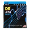 JUEGO DE CUERDAS PARA GUITARRA ELECTRICA MED 10/46 HI-DEF NEON BLUE DR