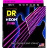 Juego De Cuerdas para Guitarra Elect Med 10/46 Hi-Def Neon Pink Dr