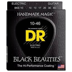 JUEGO DE CUERDAS PARA GUITARRA ELECTRICA MEDIUM 10/46 BLACK BEAUTIES B1178