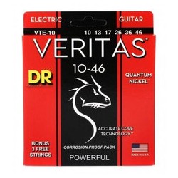 JUEGO DE CUERDAS PATA GUITARRA ELECTRICA MEDIUM 10/46 C/ACT VERITAS