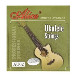 Juego De Cuerdas Para Ukulele Soprano D (RE) Nylon Negro Alice