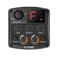 Pastilla / Preamplificador C/Afinador Y Efectos para Guitarra Cherub