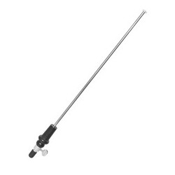 PATA O ESPIGA PARA CHELO EBANO CON ARO NIQUELADO BHARGAVA