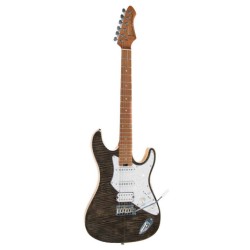 Guitarra Electrica Aria Pro II Diamante Negro 714-MK2 BKDM