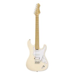 Guitarra Electrica Aria Pro II Blanco Marmol  714-MK2 MBWH