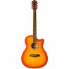 GUITARRA OSCAR SCHMIDT ELECTRO ACUSTICA OACEF CEREZA (SOMBREADO)