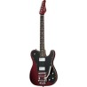 GUITARRA ELECTRICA SCHECTER  PT FASTBACK II B ROJO METALICO