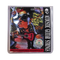 CUERDA 1a .010 PARA GUITARRA ACUSTICA-TEXANA ACERO PAQ. 10 ALICE