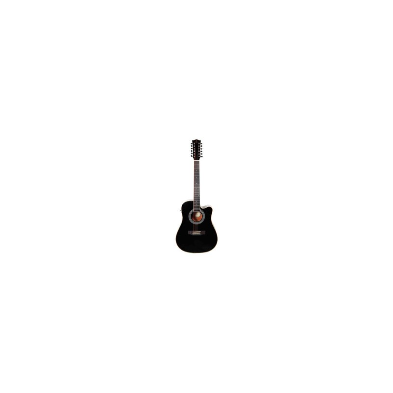 Guitarra Docerola Electroacústica Symphonic Negra J-20CE BLK